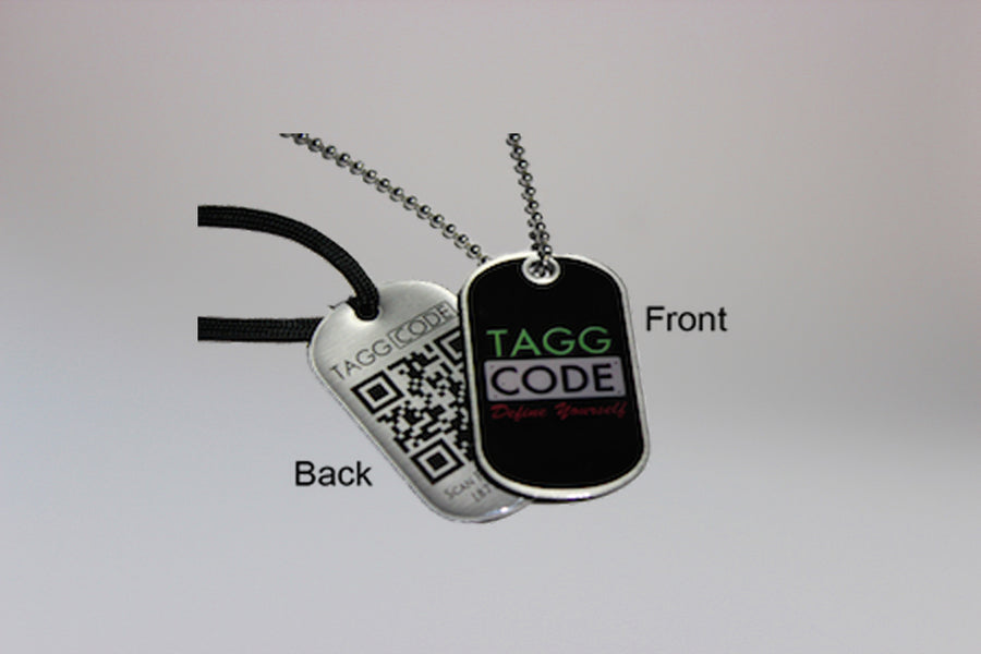 Tagg Code™ Dog Tags - Tagg Code